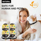 4 Pcs Cat Calming Collar Adjustable Lavender Scent Relaxing Cat Collar with 2 Pendant for Puppies Reduce Stress Aggression Anxious, up to 15 Inches(Black)