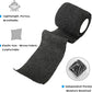 24 Rolls Black Elastic Self Adhesive Bandage Wrap, Breathable Flexible Fabric Non Woven Cohesive Bandage, Ankle Sprains Swelling Medical First Aid Sports Athletic Tape, Dogs Pet Vet Wrap 2 in