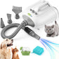 Dog Dryer for Pet Grooming Professional, 6HP/3500W High Velocity Blow Dryer for Dogs, Dual Motor Pet Dryer, Adjustable Temperature 95-125℉ & Airflow 0-90 M/S, 2.5-7.5 FT Hose with 4 Nozzles