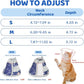 Breathable Air Mesh Cat Cone Collar Soft to Stop Licking, Adjustable, Foldable Lightweight Kitten Cones After Surgery Recovery for Cats & Kittens (Star Blue, M)