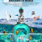 QingSong Full Face Snorkel Mask for Adults, Snorkeling Gear with Camera Mount, 180 Degree Panoramic View Snorkel Set Anti-Fog Anti-Leak