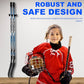 Yousoontic Hockey Stick Holder Wall Mount, 1-6 Stick Capacity, Ice and Field Hockey Organizer (Decor & Storage 2-in-1) for Home Garage Room Office Sports Decoration