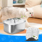 Cat Fountain Filter Replacement, Cat Water Fountain Filters Compatible with Rellaty & Fit for Neareal 3.2L/108oz Fountains, 10PCS Replacement Filters with 10PCS Sponge 10+10 Pack