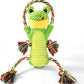 Interactive Chew Proof Dog Toys for Boredom & Anxiety - Plush with Squeaker & Crinkle Sound & Ropes for Small, Medium, Large Dogs