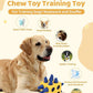 Interactive Puzzle Dog Toy Encourage Natural Foraging Skill, Durable Dog Enrichment Toy Snuffle Cube Cloth Strip with Hide & Seek Food, Slow Feeder for Mind Stimulate & Stress Relief (Yellow)
