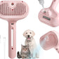 3-in-1 Steam Brush for Cats & Dogs – Hair Removal Comb with One-Click Release & Water Spray – Grooming Brush for Shedding, Long/Short Hair