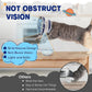 Breathable Air Mesh Cat Cone Collar Soft - Adjustable Recovery Collar to Stop Licking After Surgery, Foldable Lightweight E-Collar for Cats & Kittens (Sky Star, S)