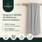 Cloud Scape Linen 100% Cotton Blanket King Size for Bed – Lightweight Summer Blanket, Herringbone Weave,fits California King Size Bed, 92x108,Light Grey