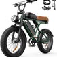 Electric Bike for Adults,Peak 1000W/1500W Motor,20/28MPH 55-150Mile ebikes for Adults with 10.4AH/13AH/26AH Battery,20" Fat Tire Electric Dirt Bike Commuting Off Road Ebike, UL2849