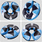 CuteBone Inflatable Dog Cone with Removable Soft Fleece Covers for Small/Medium/Large Dogs and Cats Neck Donut Collar After Surgery GWB13L
