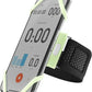 BONE Run Tie, Running Cell Phone Holder, Skin-Friendly & Washable Silicone Sport Armband, Universal Workout Phone Carrier Compatible with Most Smartphone (Luminous - Size L/Arm Size 9.8-15.7")