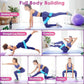 Renoj Resistance Bands, Yoga Starter Sets for Women and Men, 3 Set of Stretch Exercise Workout Bands for Booty Legs, Elastic Pilates Flexbands
