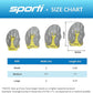 Sporti Hand Paddles for Swimming - Lightweight Swimming Paddles, Adjustable Silicone Straps