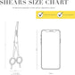 Tweezerman 7" Pet Grooming Scissors with Safety Round Tips, Professional Curved Grooming Shears for Dogs and Cats