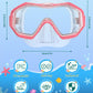 W WSTOO Kids Swim Goggles with Nose Cover,Snorkel Diving Swimming Mask for Youth 5-15,HD 3-Window Wide Vision Anti-Shattered Lens Anti-Fog&Leak