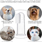 BLMHTWO 5 Pieces Dog Tooth Brushing Kit Finger Toothbrush for Dogs Cat Puppy Toothbrushs with Silicone Bristles and 16 Round Particles Thickened Silicone-Layer Transparent Dog Toothbrushs for All Pets