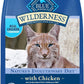 Blue Buffalo Wilderness Nature's Evolutionary Diet High-Protein, Grain-Free Natural Dry Food for Adult Cats, Chicken, 2-lb. Bag