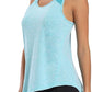 Aeuui Womens Workout Tops for Women Racerback Tank Tops Mesh Yoga Shirts Athletic Running Tank Tops Sleeveless Gym Clothes