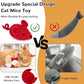 Retro Shaw Catnip Toys Crochet Mouse, 6 Pcs Yarn Cat Nip Mice Safe Teeth Cleaning Chew Toy for Indoor Kittens Kitty, Interactive Catnip Cat Kicker Toys