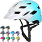 Kids Bike Helmet,Bavilk Kids Boys Girls Bike Helmets with LED Light Detachable Visor Children Youth Teen Multi-Sport for Skating Cycling Scooter Skateboard Adjustable & Lightweight 19.7"-22.4"