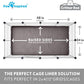 Paw Inspired Critter Box | Washable Guinea Pig Cage Liners with Raised Sides | Fleece Bedding for Guinea Pigs Rabbits, Hamsters, Small Animals | Edge Protected Pee Pads (2x4 (12" Grids))