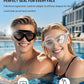180°Panoramic Swim Goggles Adult, Ultra-Comfort Liquid Silicone Anti-Fog/UV Pool & Outdoor Women Men Youth