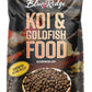Blue Ridge Koi Fish Food 25lb - Koi Food 3/16” Large and Mini Blend Growth Formula, Goldfish Food, Premium Fish Food for Ponds, Ponds Fish Food, Floating Pond Pellets
