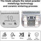 Size 7FC/5FC/4FC Detachable Pet Dog Clipper Blades, Compatible with Most Oster A5, KM Series Clippers,Made of Ceramic Blade & Stainless Steel Blade4PACK 3Pack