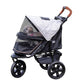 Pet Gear No-Zip AT3 Pet Stroller for Cats/Dogs, Zipperless Entry, Easy One-Hand Fold, Jogging Tires, Removable Liner, Cup Holder + Storage Basket, 1 Model, 2 Colors