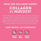 Large Pork Skin Rolls - Smoked Collagen Rolls - Collagen Chews for Dogs - Real Pork Skin - Rawhide Alternative - Easy to Digest Treat, 1 Bag, 3 Count
