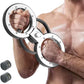 GYMAX Burn Machine, 12LBS Spinning Arm Trainer with Adjustable Resistance, & 360 Degree Rotating Grips, Upper Body Workout Rotator for Forearm, Shoulder, Chest, Home Gym Exercise