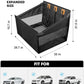 Kohree Dog Car Seat Cover for Medium Large Dogs, Hard Bottom Dog Car Seat Cover for Back Seat Waterproof 600D Car Hammock for Dogs Pet Back Seat Extender for Cars SUV Truck-Upgraded Version