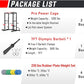 Sportsroyals Power Cage,1600lbs Multi-Function Power Rack with Adjustable Cable Crossover System and More Training Attachment, Weight Cage for Home Gym