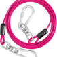 Jenico 150 FT Dog Runner Cable with Swivel Hook, Outdoor and Camping Dog Leash Run Tether, Rust-Proof Training Line for Small to Medium Pets Up to 500 LBS
