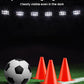 GHB Soccer Cones 7" 9" of 12 24 Pack Disc Soccer Sport Cones Training Field Marker Agility Cones for Basketball, Coaching, Practice Equipment Includes Drills Guide