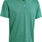 Men's Golf Polo Shirts Short Sleeve Striped Performance Moisture Wicking Dry Fit Golf Shirts for Men