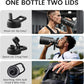 64oz Insulated Water Bottle, Triple Wall Vacuum Stainless Steel Water Bottles - Keeps Cold 48H, Reusable Half Gallon Jug for Gym, Sports, Camping, Hiking,Travel, Black Speckled