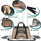 PetAmi Airline Approved Pet Carrier for Cat, Soft Sided Dog Carrier for Small Dog, Cat Travel Supply Accessories Indoor Cat, Ventilated Carrying Bag Medium Large Kitten Puppy, Small Heather Taupe