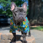 Parisian Pet Hawaiian Dog Shirt - Cotton Summer Clothes - Stylish Beach Outfit - Hook and Loop Closure - Machine Washable - XL
