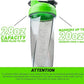 HELIMIX 2.0 Vortex Blender Shaker Bottle Holds upto 28oz | No Blending Ball or Whisk | USA Made | Portable Pre Workout Whey Protein Drink Shaker Cup | Mixes Cocktails Smoothies Shakes | Top Rack Safe