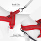 Didog No Pull Dog Harness with Breathable Mesh Padded, Full Reflective & Quick Fit Adjustable Vest Harness, Easy for Training Walking for Small & Medium and Large Dogs (Red, M:Chest 21-26")