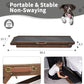 ABORON Dog Ramp,Adjustable Folding Pet Ramp for Bed,Couch,SUV - High Traction Portable Rubber Paw Ramps,Great for Small & Large Old Dogs & Cats, Supports up to 200 lbs,55''Long