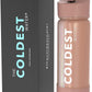 Coldest Insulated Water Bottle with Straw Lid - Stainless Steel Metal Insulated Bottle for Men & Women (Rose Gold Glitter, 18 oz)