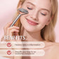 Gua Sha Facial Tools and Face Roller Set, Lymphatic Drainage Massager，Stainless Steel Facial Sculpting Eyes Roller Guasha for Face, Chin & Jawline Sculpting,Skin Care