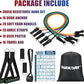 Exercise Resistance Bands with Handles for Working Out, 150/200/250/300 lbs Workout Bands Set with Door Anchor for Physical Therapy, Yoga, Pilates