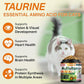 Cat Multivitamin - 500 Chews Crunchy & Creamy Cheese Core, Cat Vitamins + Taurine for 8-in-1 Support - Immune, Urinary, Heart, Skin & Coat, Eyes, Brain, Bone for Cats Kittens - Egg Yolk Flavor