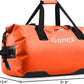 Gonex 40L 60L 80L Extra Large Waterproof Duffle Travel Dry Duffel Bag Heavy Duty Bag with Durable Straps & Handles for Kayaking Paddleboarding Boating Rafting Fishing