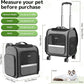 Rolling Cat Carrier with Wheels: Dog Carrier for Small Dogs & Large Cats, Expandable Pet Carrier on Wheels with Cat Play Tunnel, Large Capacity, Breathable Mesh, Side Pocket, Grey
