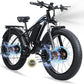 Electric Bike for Adults,39MPH/36MPH-100 Miles/90 Miles（3000W/2000W） Electric Bicycle with 52V/48V/23Ah Battery, 26''Fat Tire Fast E-Bike