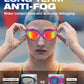ZIONOR G1 Nava Super Anti-Fog Unisex Swim Goggles Mirror/Bright Smoke Lens